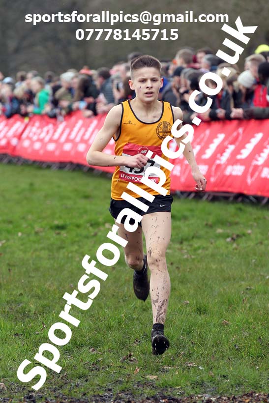 Junior boys, 2020 New Balance English Schools Champs., Sefton Park, Liverpool. Photo: David T. Hewitson/Sports for All Pics